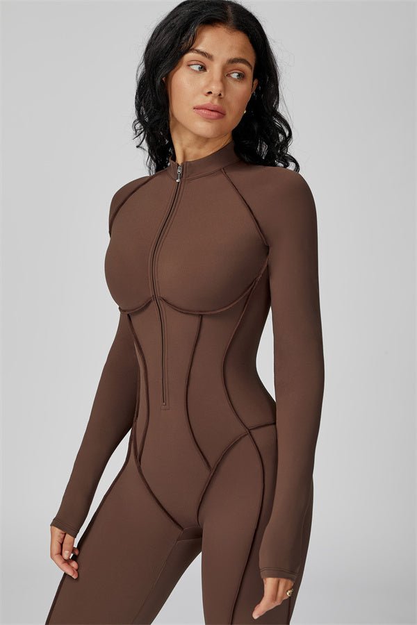 Gymfit Structure-jumpsuit med glidelås - Gymfit