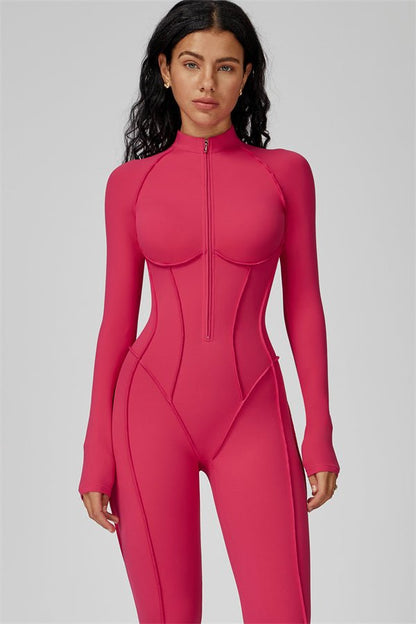Gymfit Structure-jumpsuit med glidelås - Gymfit