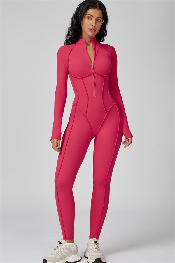 Gymfit Structure jumpsuit med glidelås - Gymfit