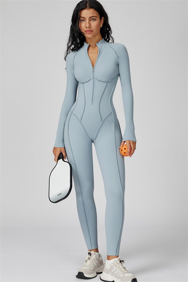 Gymfit Structure-jumpsuit med glidelås - Gymfit