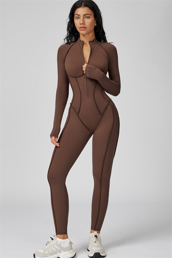 Gymfit Structure Jumpsuit med glidelås - Gymfit