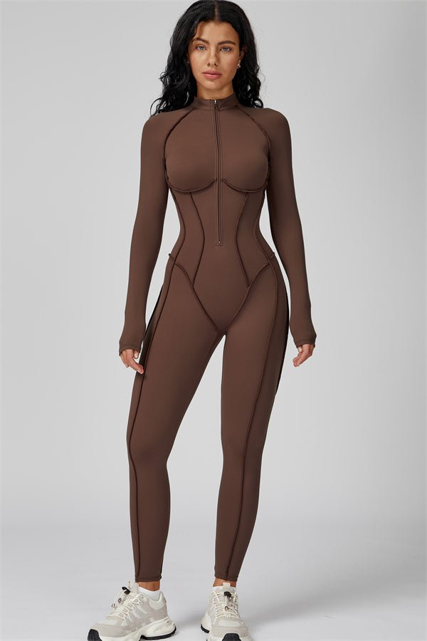 Gymfit Structure Jumpsuit med glidelås - Gymfit