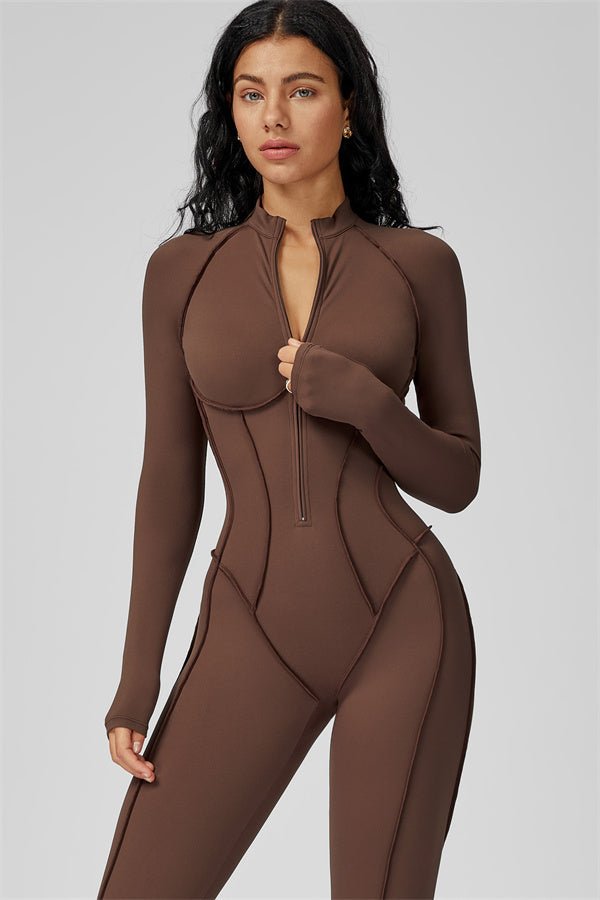 alt
Gymfit Strukturert jumpsuit med glidelås - Gymfit
