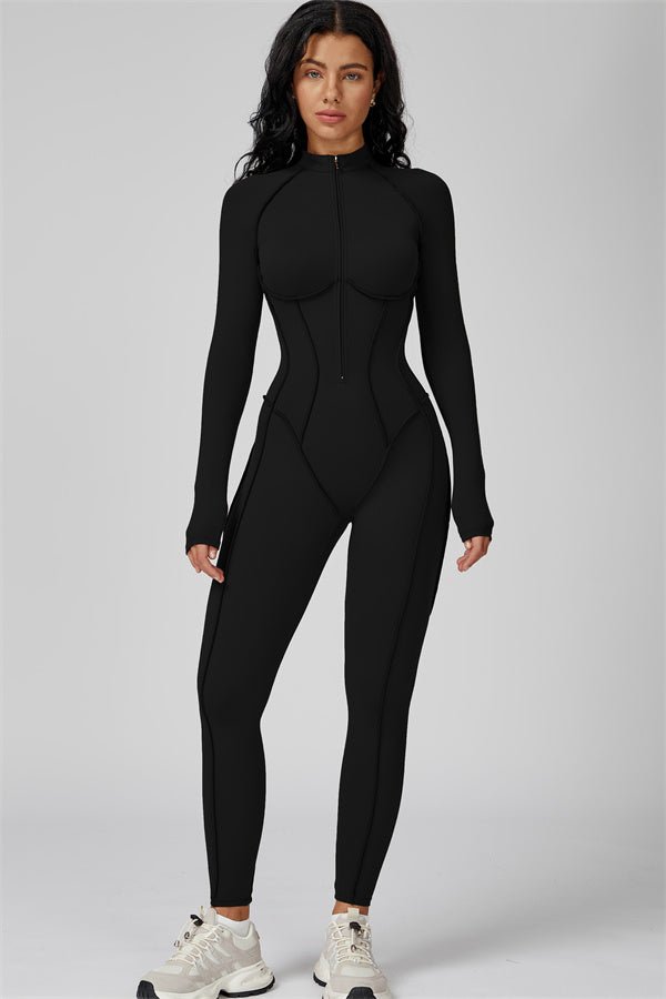 alt
Gymfit Structure jumpsuit med glidelås - Gymfit