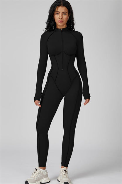 alt
Gymfit Structure jumpsuit med glidelås - Gymfit