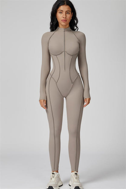 Gymfit Structure Jumpsuit med glidelås - Gymfit