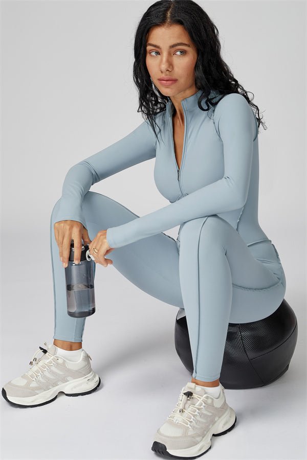 Gymfit Structure-jumpsuit med glidelås - Gymfit
