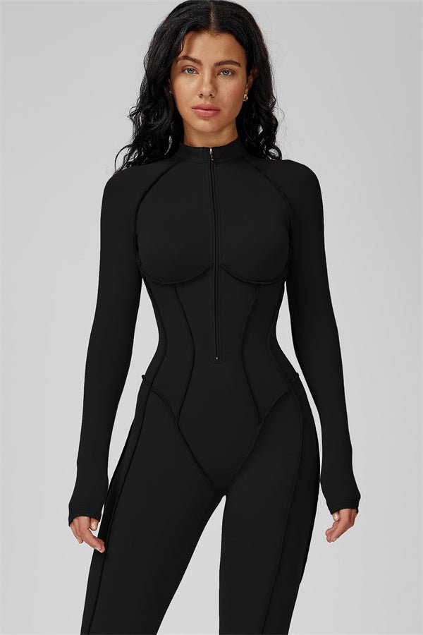 alt
Gymfit Struktur Jumpsuit med glidelås - Gymfit
