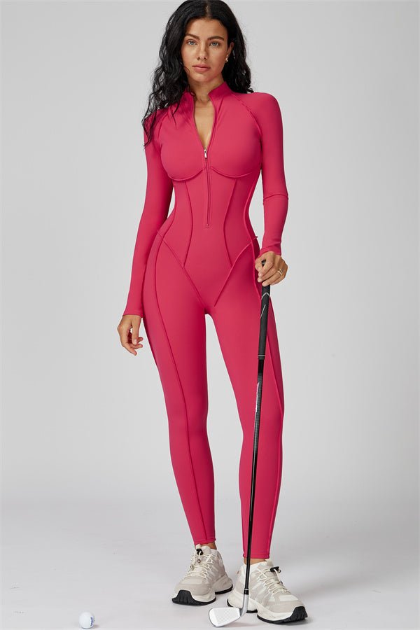 Gymfit Structure jumpsuit med glidelås - Gymfit