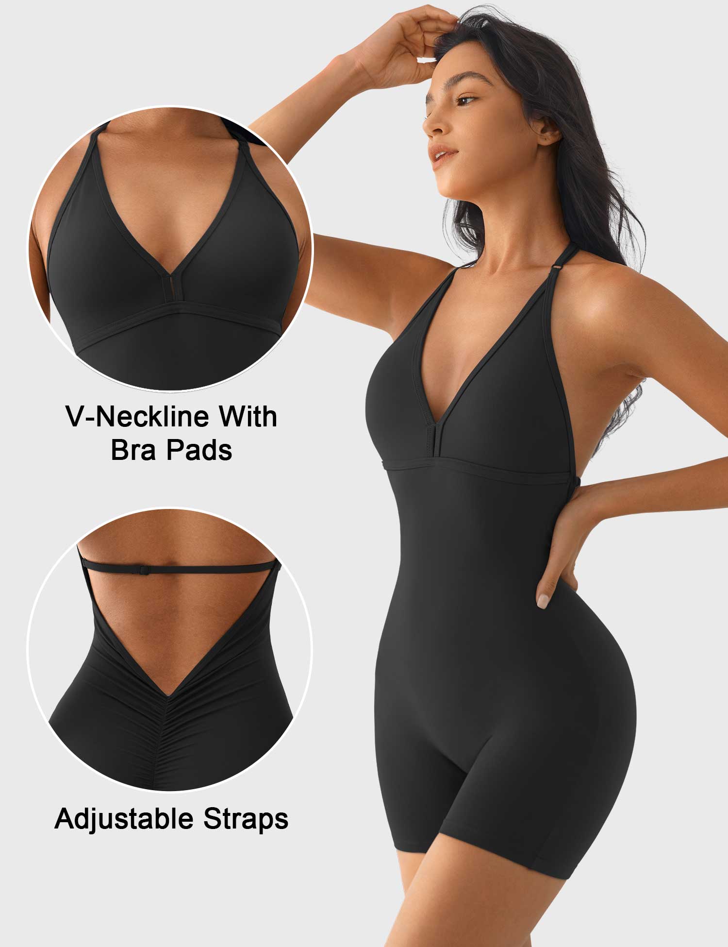 Gymfit Taylor Backless Jumpsuit - Gymfit
