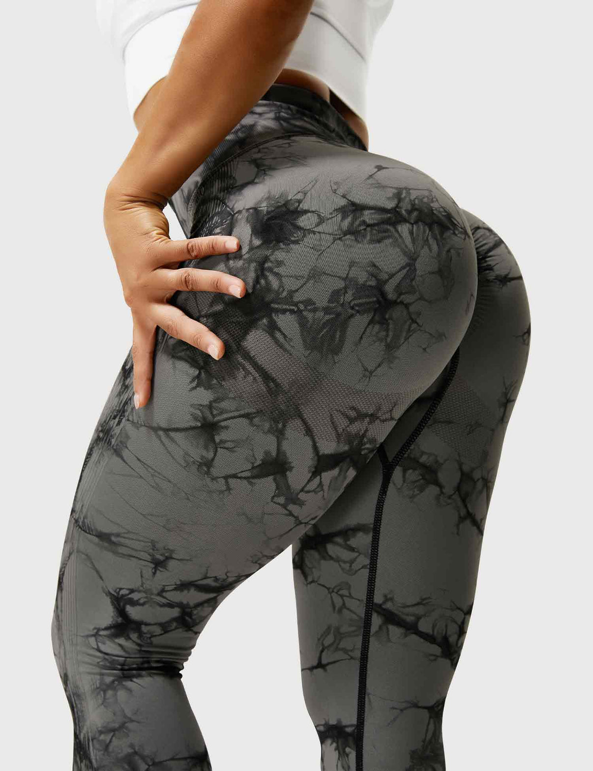 Gymfit leggings med batikkmønster - Gymfit