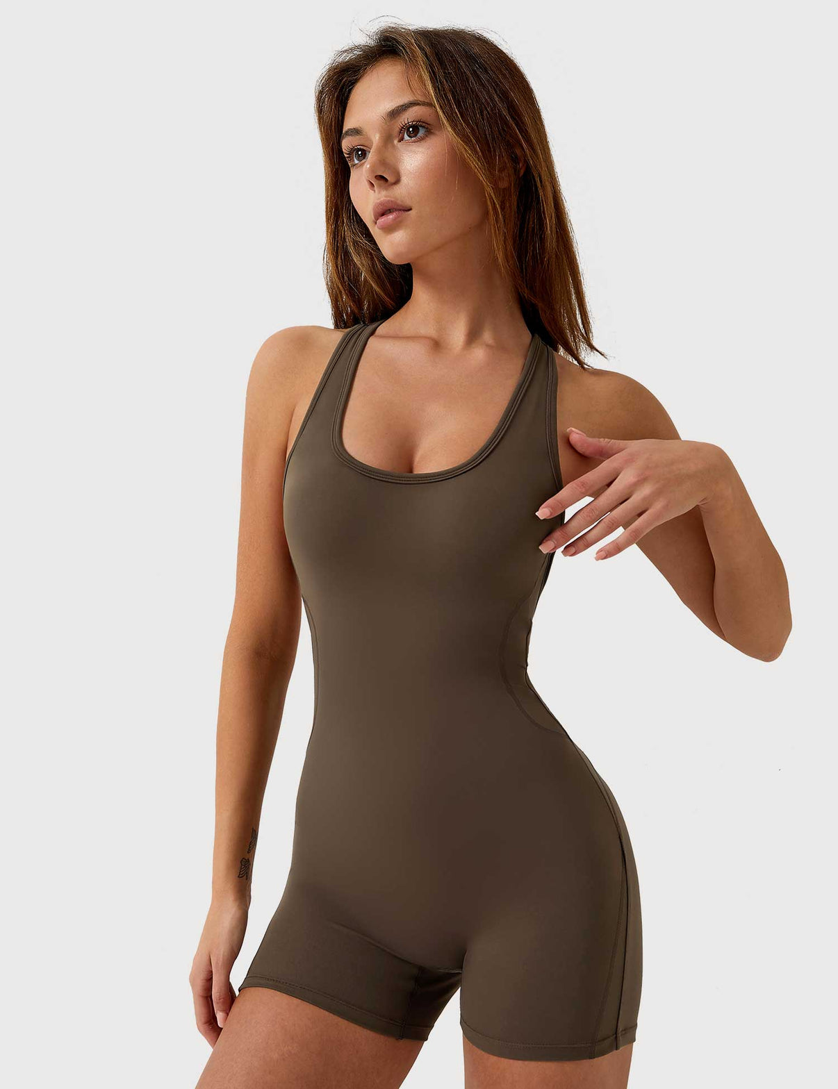Gymfit U - Neck Backless Jumpsuit - Gymfit