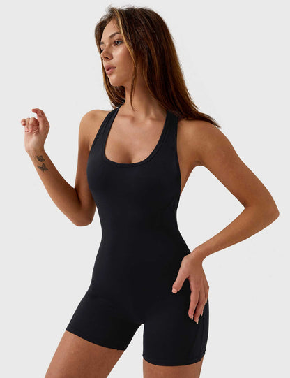 Gymfit U - Neck Backless Jumpsuit - Gymfit