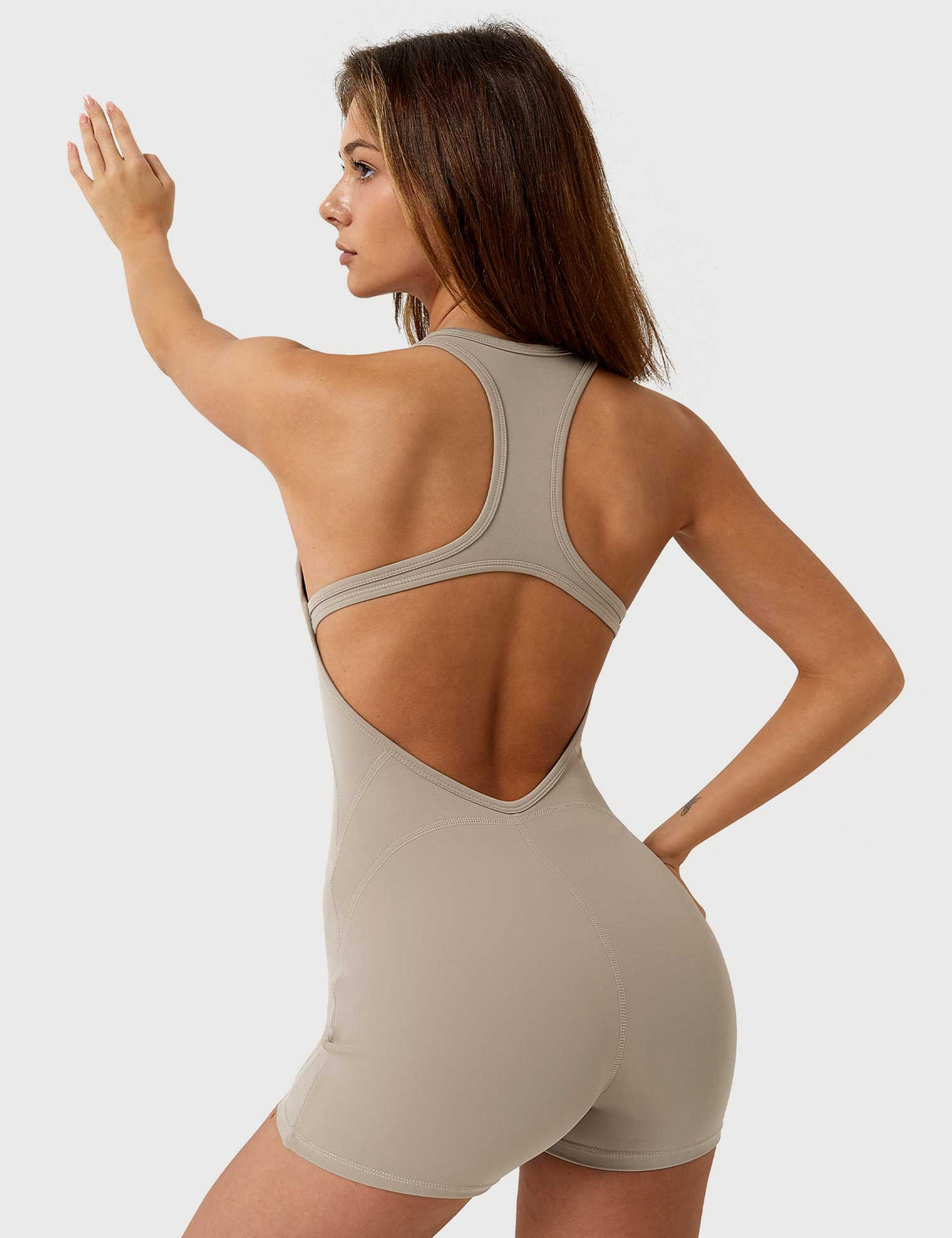 Gymfit U - Neck Backless Jumpsuit - Gymfit