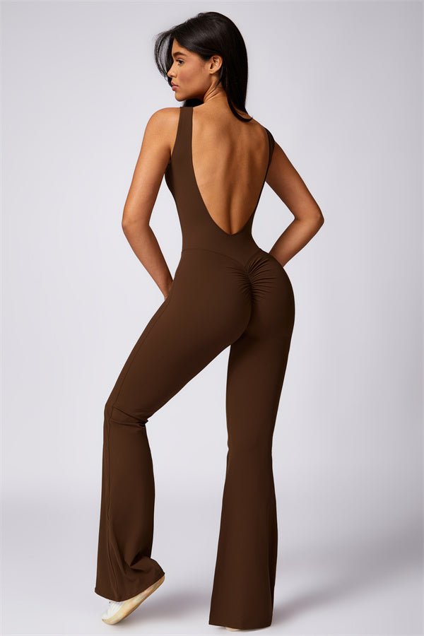 alt
Gymfit U-formet Flare-jumpsuit - Gymfit