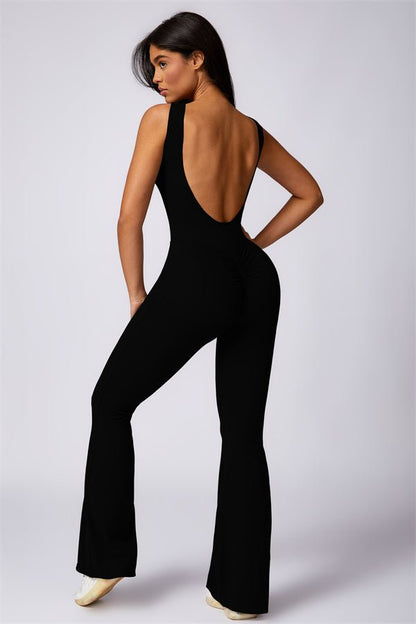 alt
Gymfit U-formet Flare-jumpsuit - Gymfit