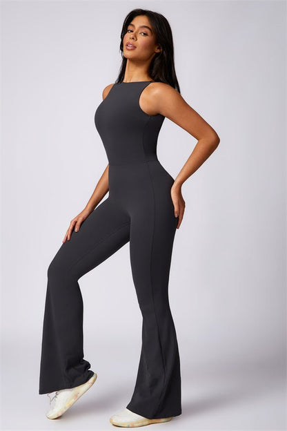 Gymfit U-formet Flare Jumpsuit - Gymfit