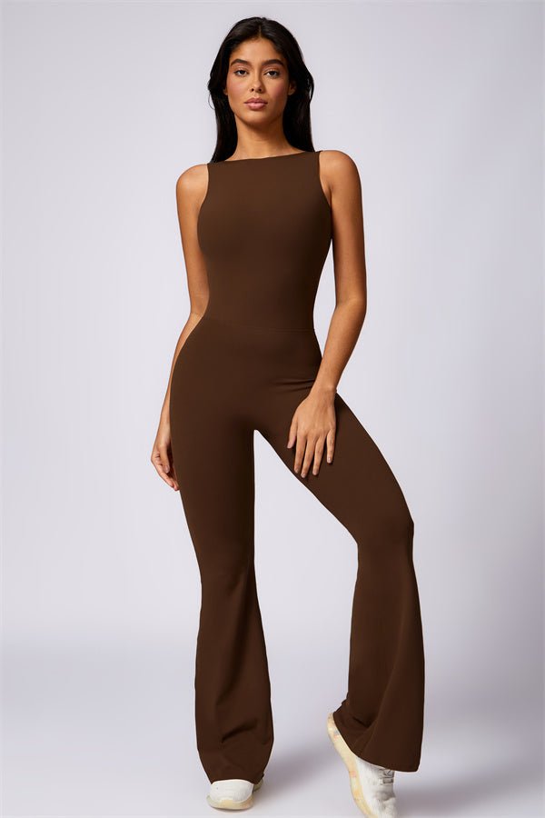 Gymfit U-formet Flare Jumpsuit - Gymfit