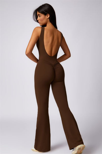 alt
Gymfit U-formet flare-jumpsuit - Gymfit