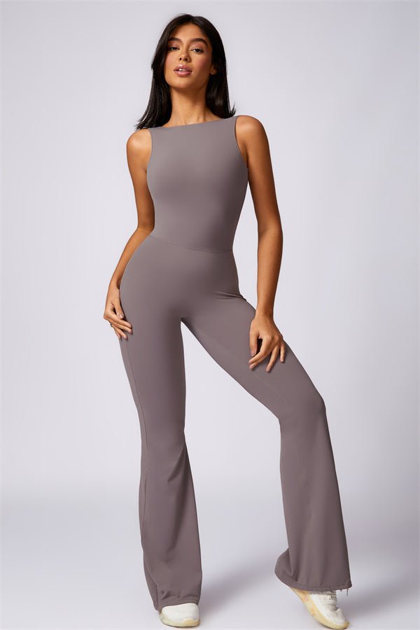 alt
Gymfit U-formet Flare-jumpsuit - Gymfit