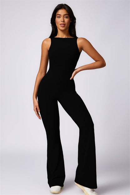 alt
Gymfit Jumpsuit med U-form og utsving - Gymfit