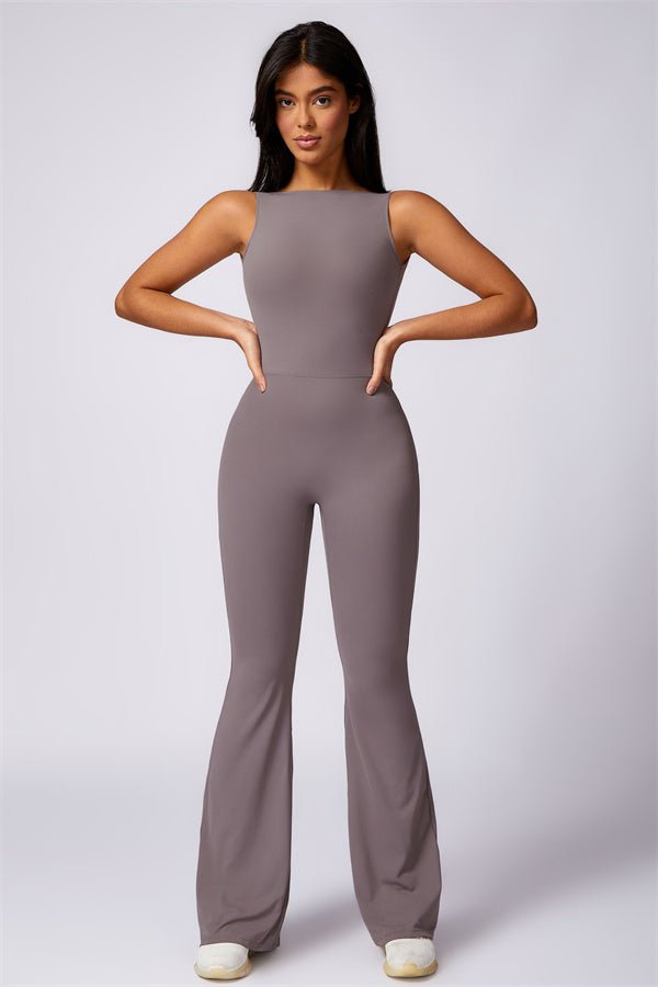 Gymfit U-formet Flare Jumpsuit - Gymfit