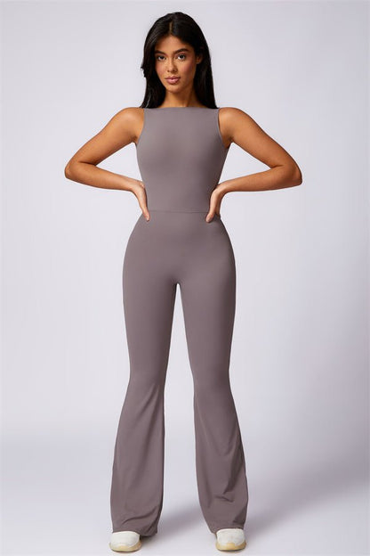 Gymfit U-formet Flare Jumpsuit - Gymfit