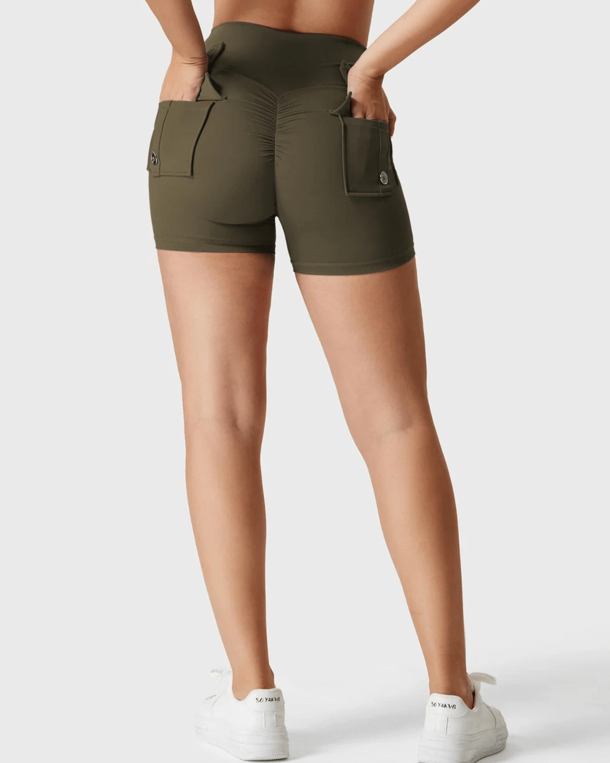 Gymfit V - cargo-shorts med baklommer - Gymfit