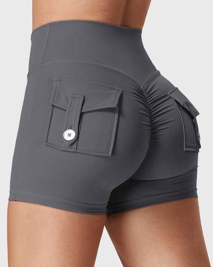 Gymfit V - Cargo-shorts med baklommer - Gymfit