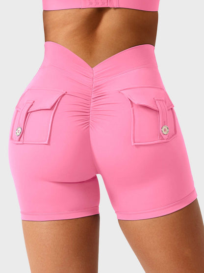 Gymfit V - Shorts med sjarm bak - Gymfit