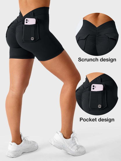 Gymfit V - Shorts med ryggdetalj - Gymfit