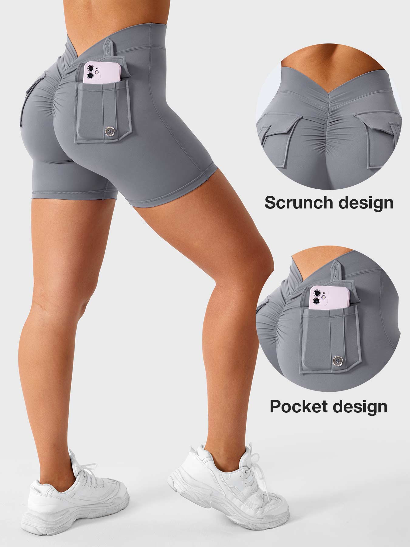 Gymfit V - Shorts med sjarm bak - Gymfit