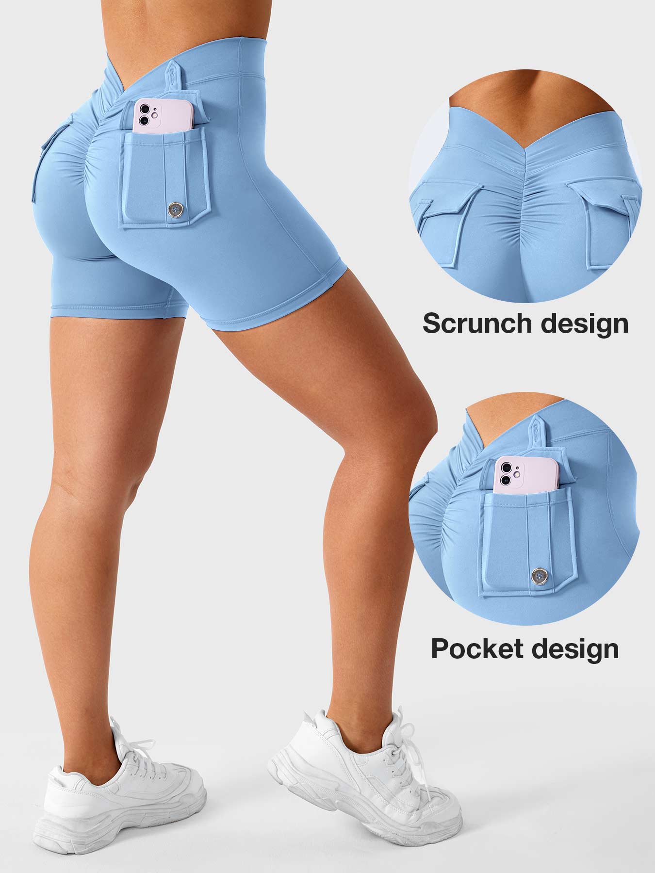 Gymfit V - Shorts med charm bak - Gymfit