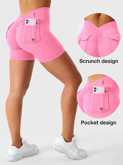 Gymfit V - Shorts med bakdetalj - Gymfit