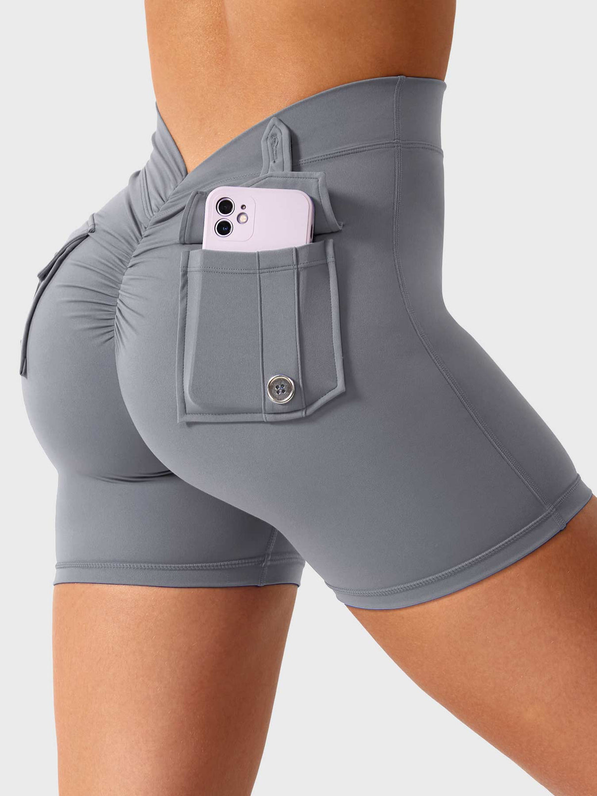 Gymfit V - Shorts med dekor bak - Gymfit