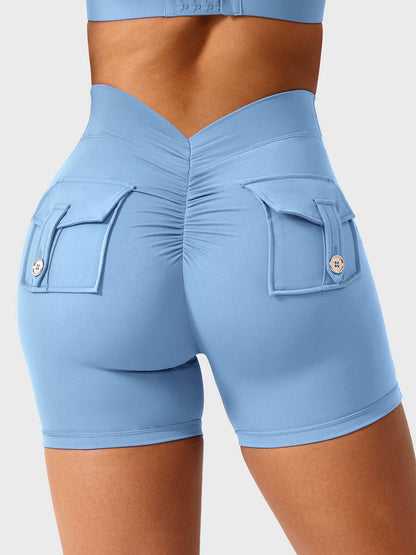 Gymfit V - Shorts med dekor bak - Gymfit