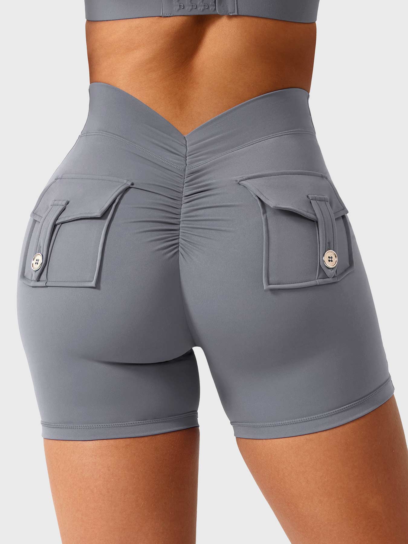 Gymfit V - Shorts med ryggdetalj - Gymfit