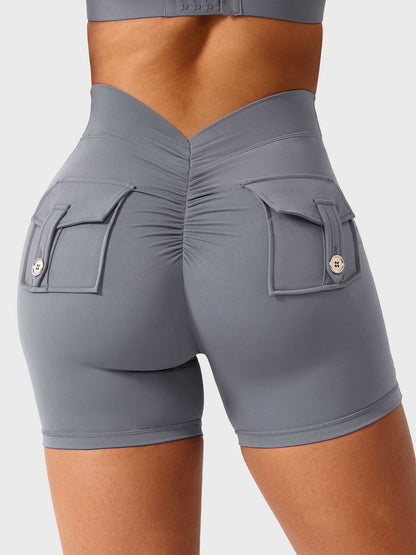 Gymfit V - Shorts med ryggdetalj - Gymfit