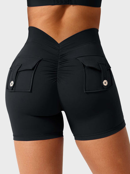 Gymfit V - Shorts med charm bak - Gymfit