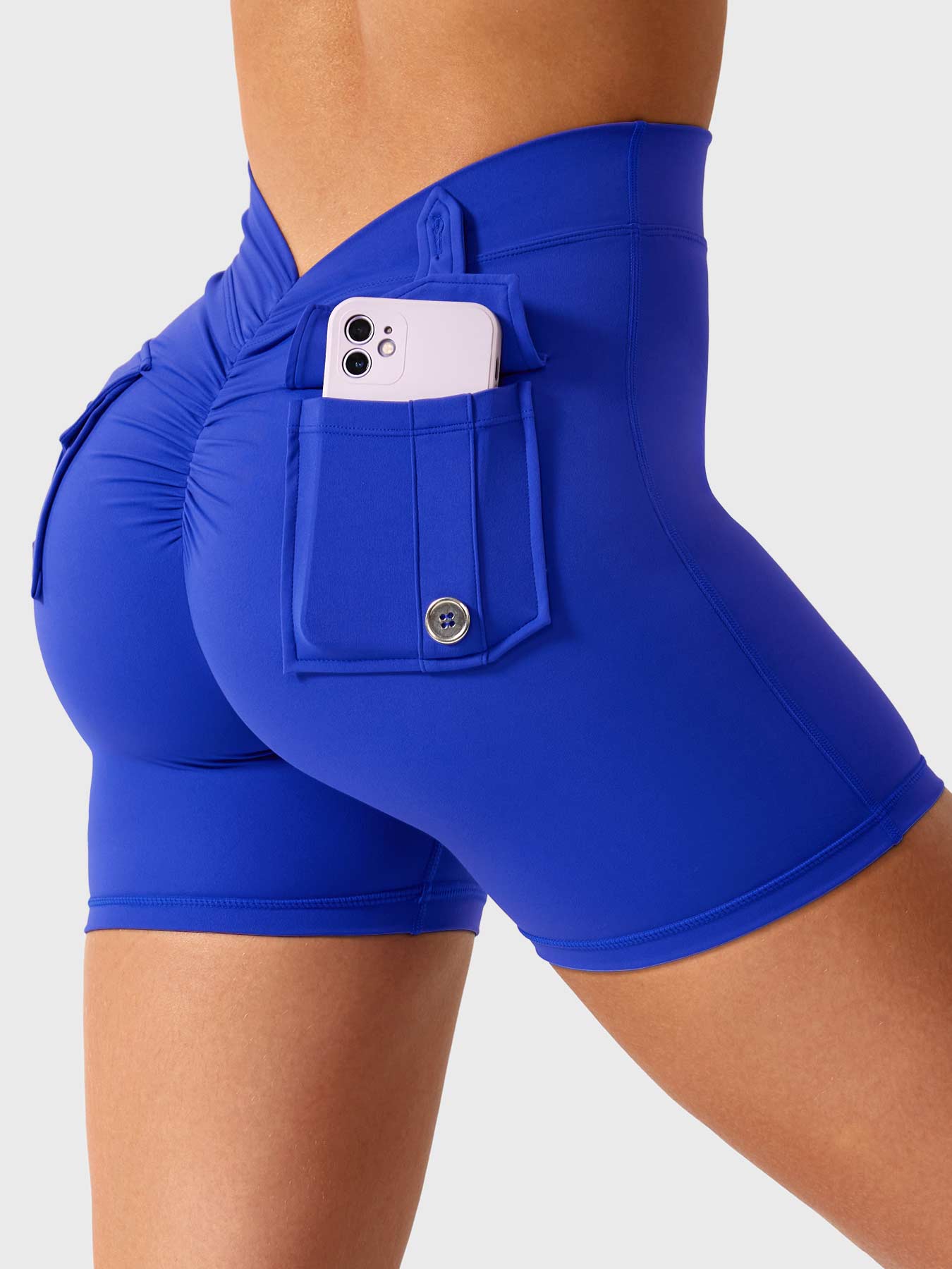 Gymfit V - Shorts med bakdetalj - Gymfit