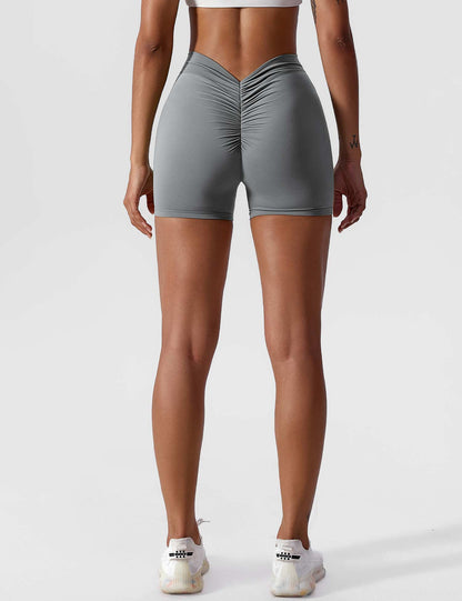 Gymfit V - shorts med rynkedetalj bak - Gymfit