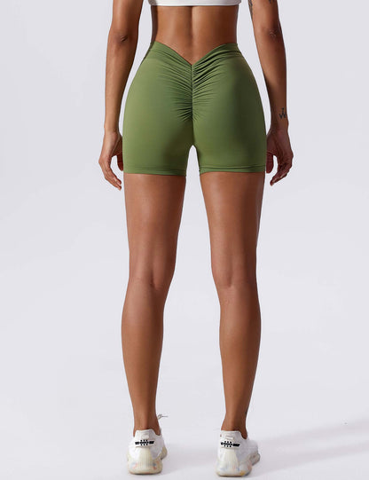 Gymfit V-rygg rynkede shorts - Gymfit
