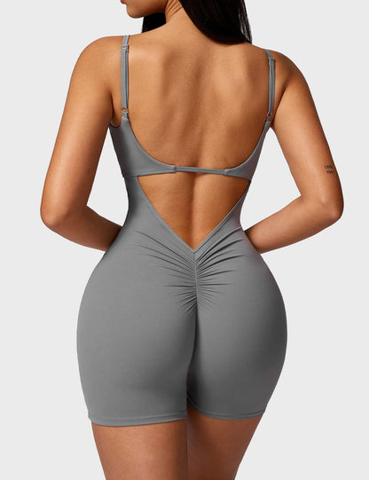Gymfit V - Jumpsuit med scrunch i ryggen - Gymfit