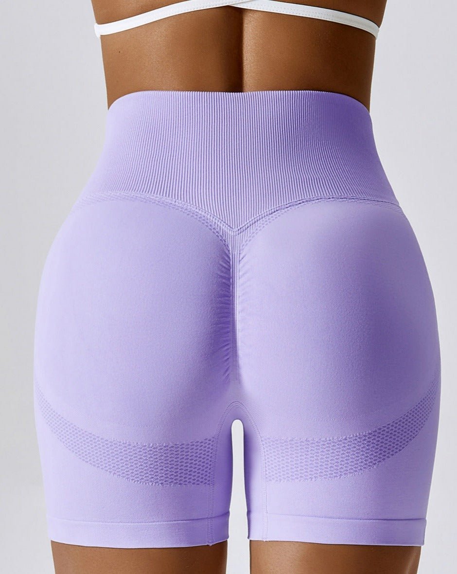 Gymfit V - leggingshorts med søm - Gymfit