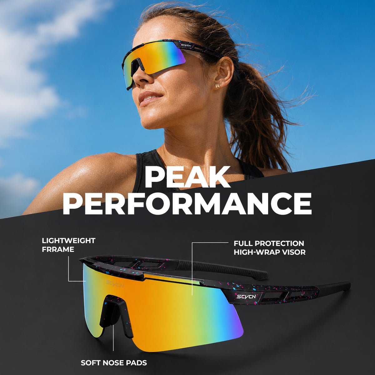 Gymfit Viper Pro-solbriller - Gymfit