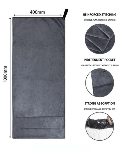 alt
Gymfit Zip - Mikrofiberhåndkle i lommeformat - Gymfit