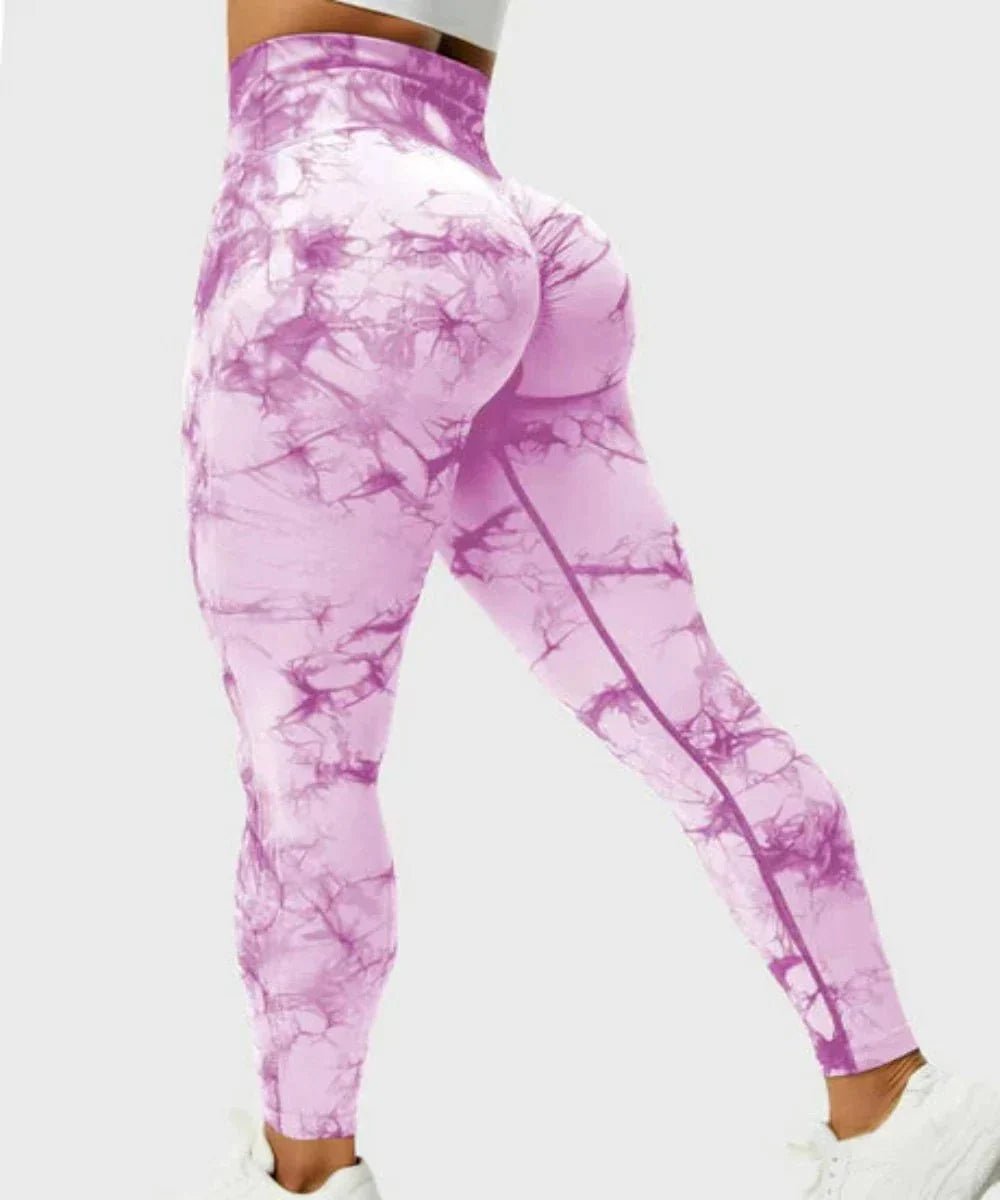 Gymfit - Fargerike leggings Rosa