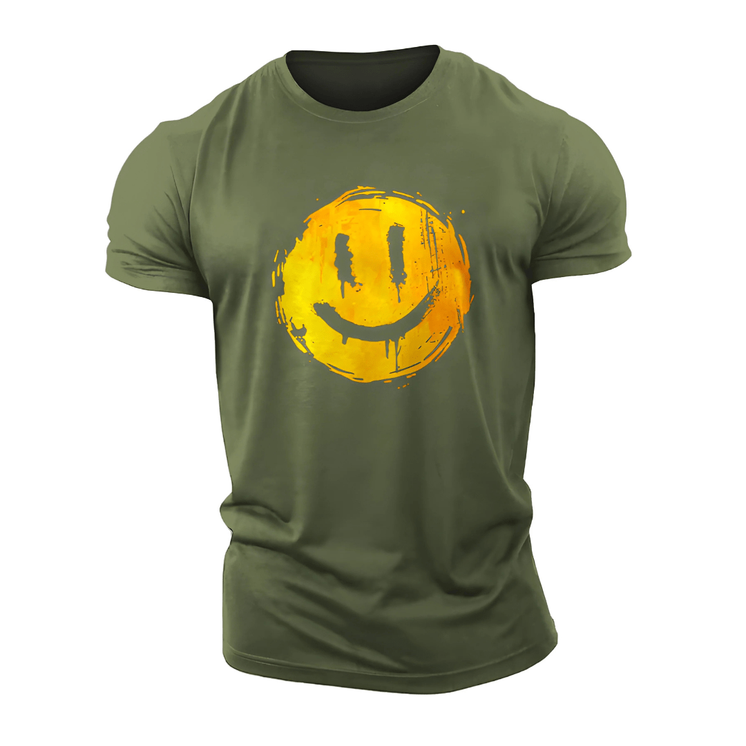 Happy Smiley T-skjorte - Gymfit