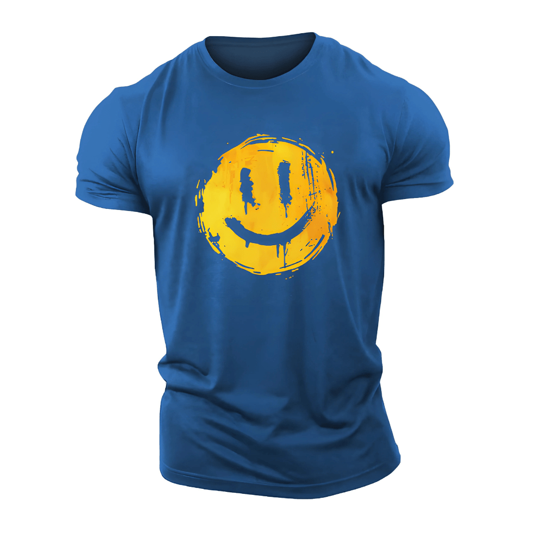 Happy Smiley T-skjorte - Gymfit