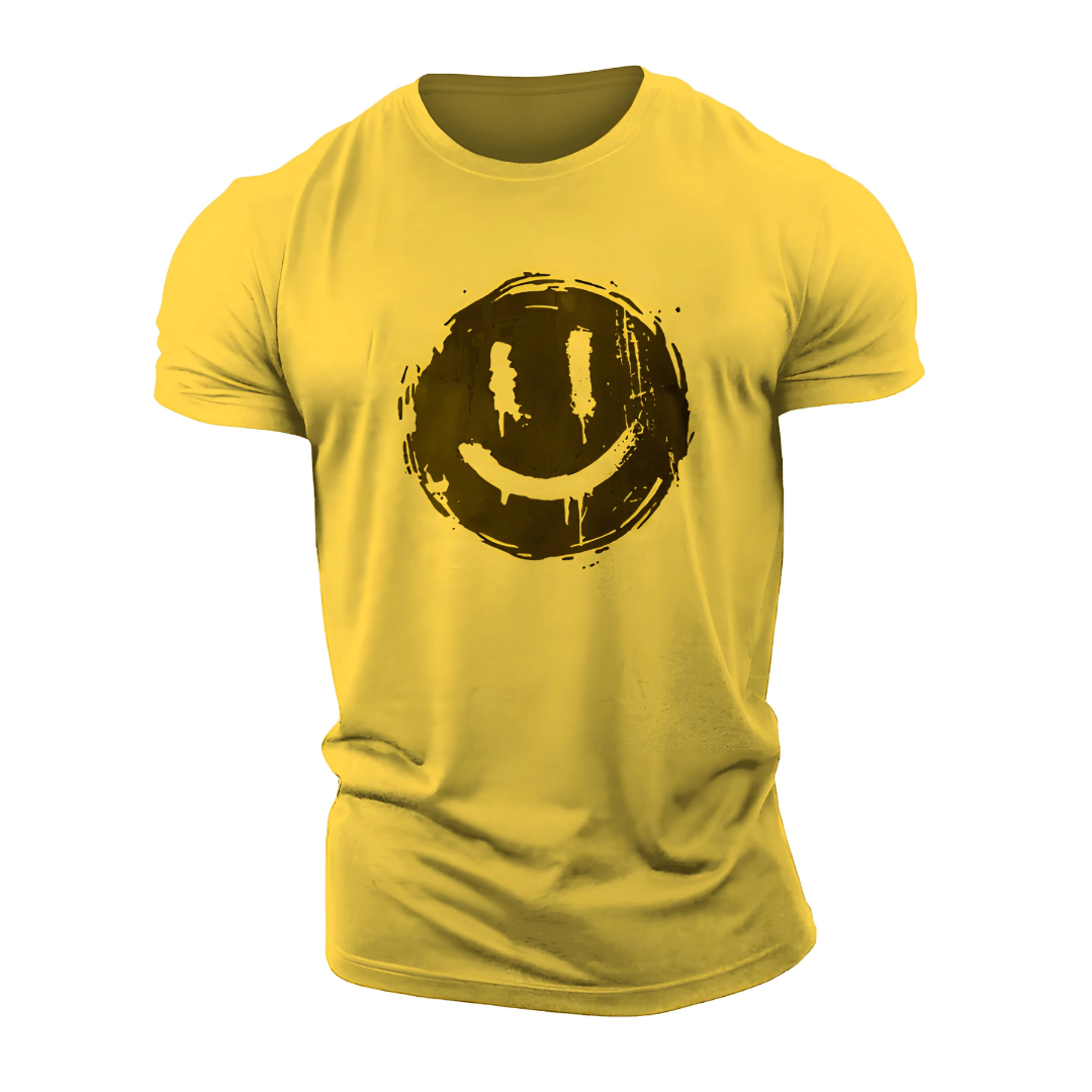 Glad smiley-T-skjorte - Gymfit
